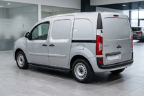 Mercedes Citan 2013-2021 гг. Боковые Подножки Allmond Black (2 шт., Алюминий) фото 1