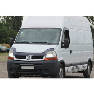 Передняя дуга WT003 Черная (нерж. сталь) Renault Master 1998-2010 гг. фото 1