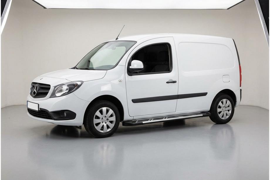 Mercedes Citan 2013-2021 гг. Боковые Подножки Sunrise (2 шт., Алюминий) Image