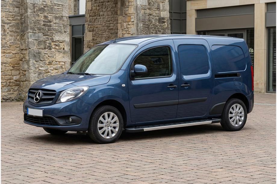 Mercedes Citan 2013-2021 гг. Боковые пороги RedLine V1 (2 шт., алюминий) Image