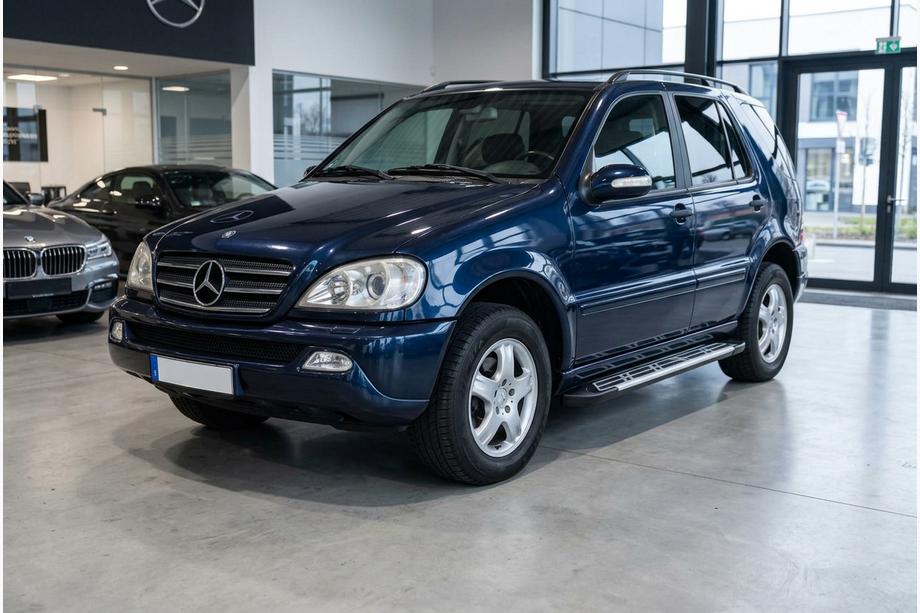 Mercedes ML W163 1997-2005 гг. Боковые Подножки Sunrise (2 шт., Алюминий) Фото 1