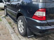 Mercedes ML W163 1997-2005 гг. Боковые Подножки Duru (2 шт., Алюминий) фото 1