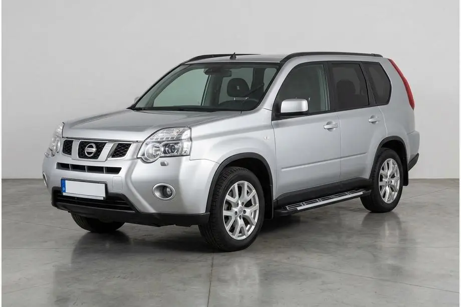 Nissan X-trail T31 2007-2014 гг. Боковые Подножки Sunrise (2 шт., Алюминий) Фото 1