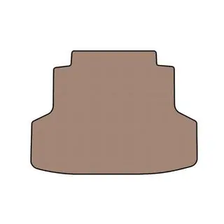Резиновый коврик в багажник Carsuit (Бежевый)