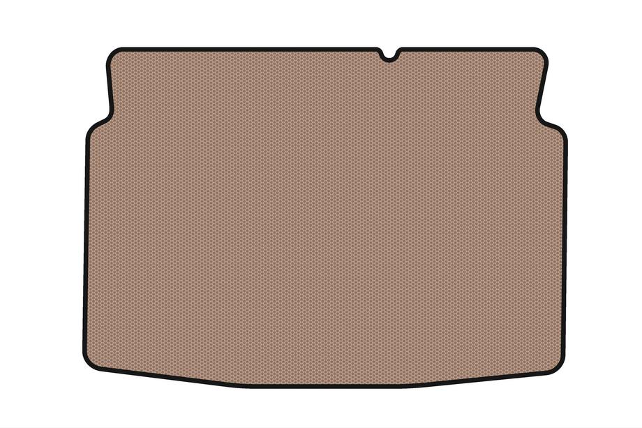 Peugeot 207 2006–2014 гг. Резиновый коврик в багажник Carsuit (хэтчбек, 5-дверный, бежевый) Image