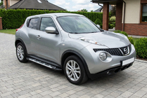 Nissan Juke 2010-2019 гг. Боковые Подножки Sunrise (2 шт., Алюминий) фото 1