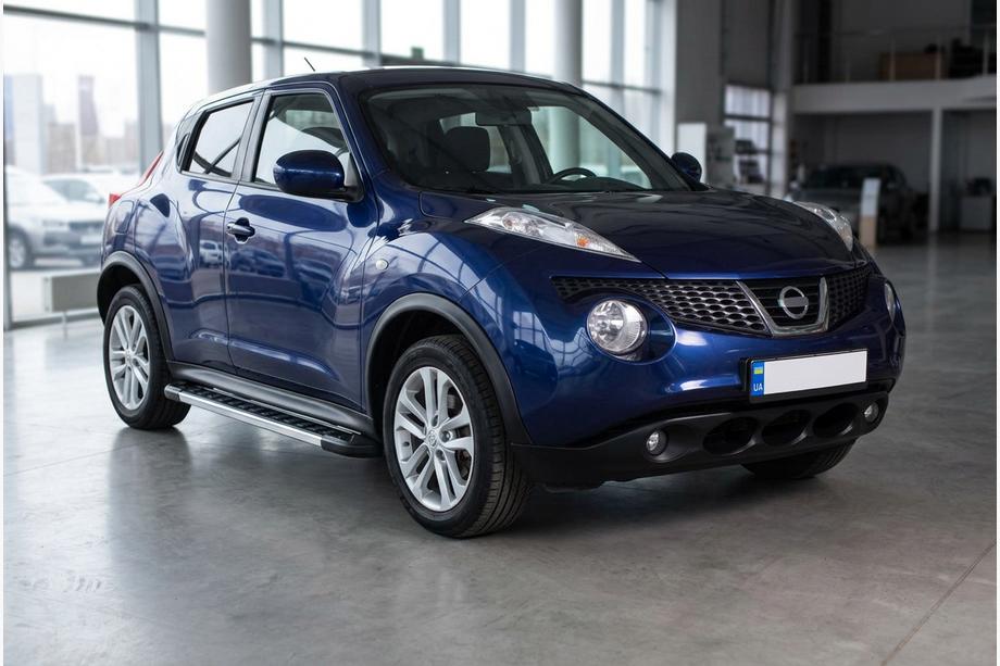 Nissan Juke 2010-2019 гг. Боковые пороги RedLine V1 (2 шт., алюминий) Image