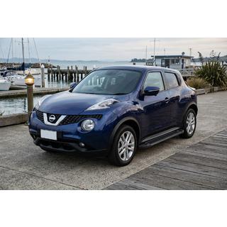 Боковые Подножки RedLine Black (2 шт., Алюминий) Nissan Juke 2010-2019 гг. фото 1