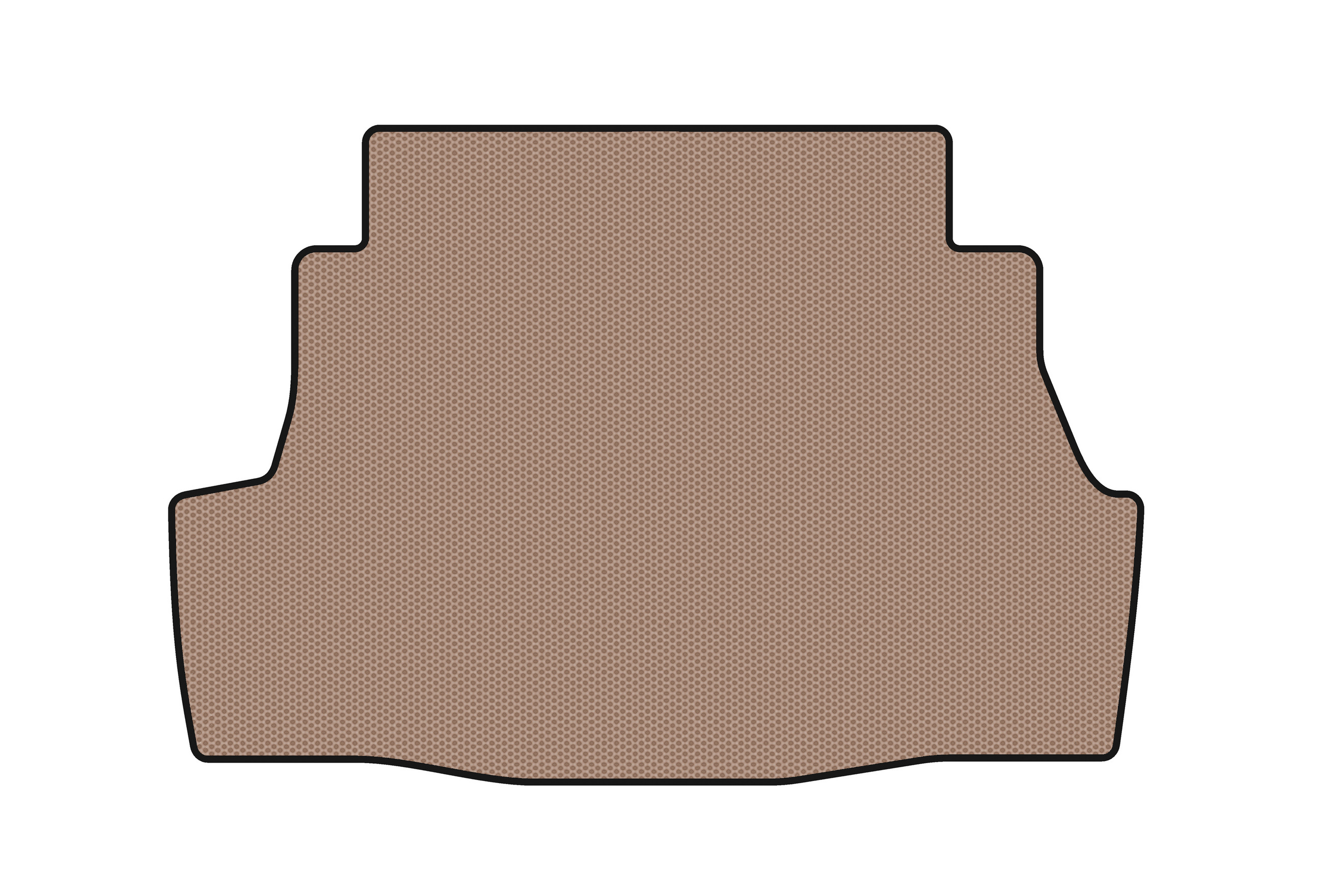 Гумовий килимок в багажник Carsuit (SD, бежевий) для Nissan Almera B10 Classic 2006-2012 рр