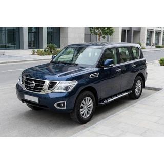 Боковые Подножки Sunrise (2 шт., Алюминий) Nissan Patrol Y62 2010-2024 гг. фото 1