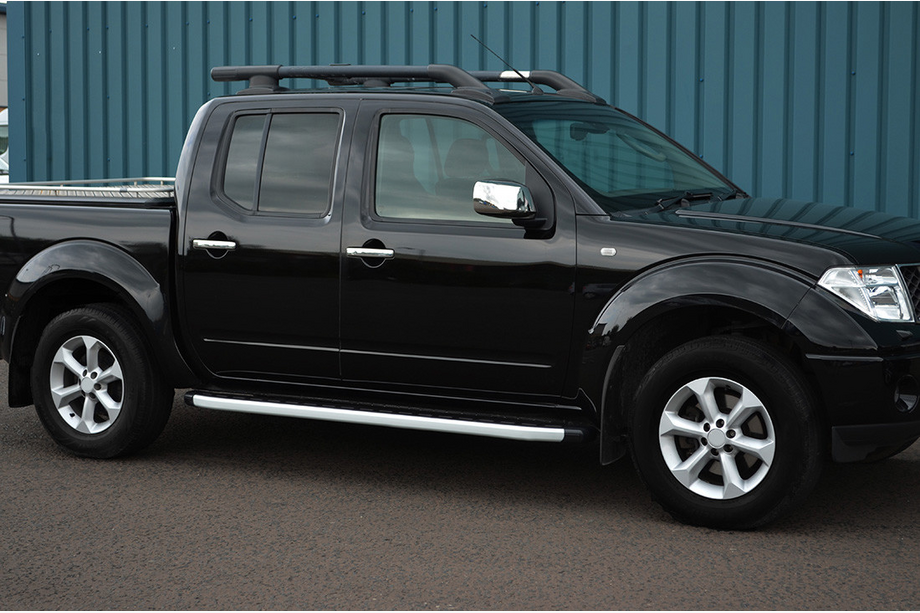 Nissan Patrol Y62 2010-2024 гг. Боковые Подножки Fullmond (2 шт., Алюминий) Image
