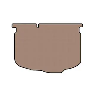 Резиновый коврик в багажник Carsuit (HB, бежевый)