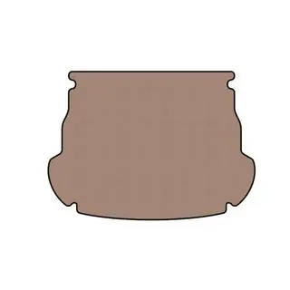 Резиновый коврик в багажник Carsuit V2 (Бежевый) фото 1