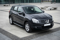 Nissan Qashqai 2007-2010 гг. Боковые Подножки Duru (2 шт., Алюминий) фото 1