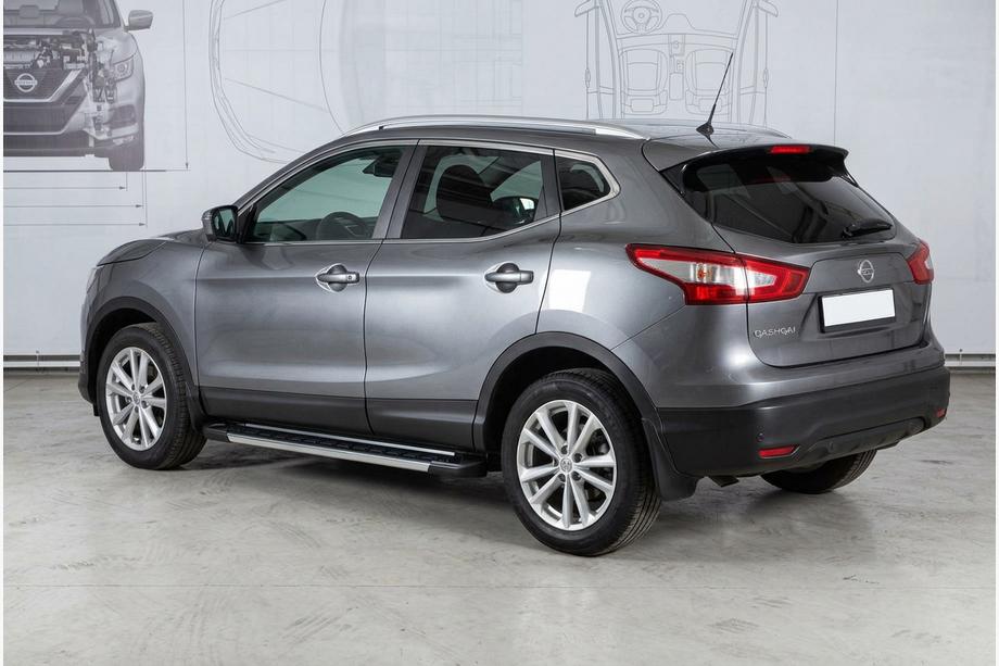 Nissan Qashqai 2014-2021 гг. Боковые пороги RedLine V1 (2 шт., алюминий) Фото 1