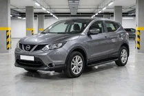 Nissan Qashqai 2014-2021 гг. Боковые пороги Bosphorus Black (2 шт., алюминий) фото 1