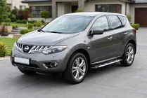 Nissan Murano 2008-2014 гг. Боковые Подножки Sunrise (2 шт., Алюминий) фото 1