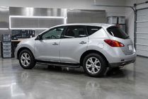 Nissan Murano 2008-2014 гг. Боковые пороги Bosphorus Black (2 шт., алюминий) фото 1
