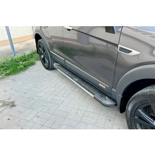 Боковые пороги RedLine V1 (2 шт., алюминий) Opel Antara 2006-2017 гг. фото 1