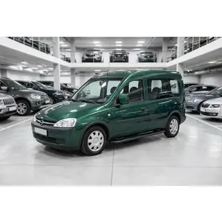 Боковые пороги Bosphorus Black (2 шт., алюминий) Opel Combo 2002–2012 гг. фото 1