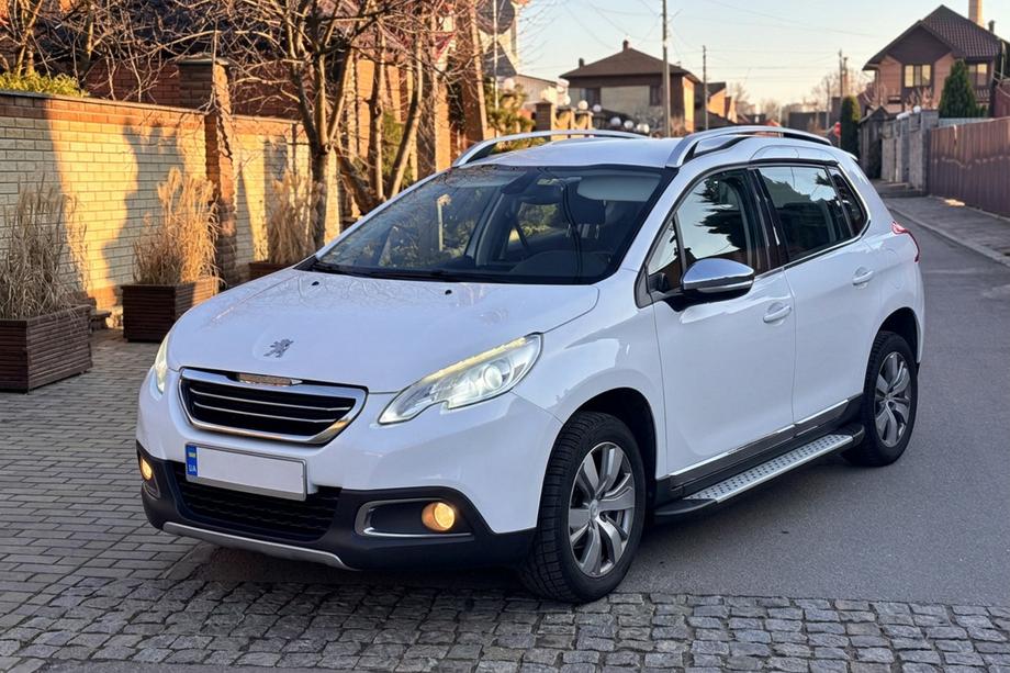 Peugeot 2008 2013-2019 гг. Боковые пороги Allmond Grey (2 шт., алюминий) Image