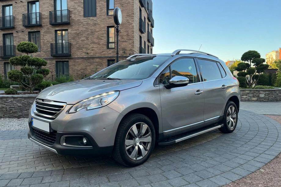 Peugeot 2008 2013-2019 гг. Боковые пороги RedLine V1 (2 шт., алюминий) Image