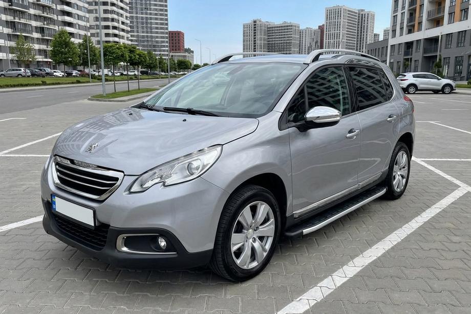 Peugeot 2008 2013-2019 гг. Боковые Подножки Fullmond (2 шт., Алюминий) Image