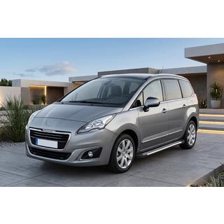 Боковые Подножки Line (2 шт., Алюминий) Peugeot 5008 2009-2016 гг. фото 1