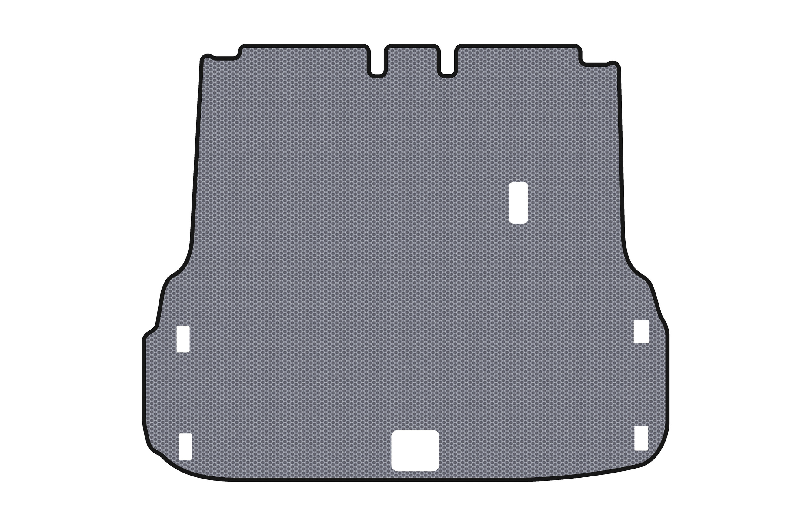 Гумовий килимок в багажник Carsuit (Сірий) для Nissan Pathfinder R52 2012-2021 рр
