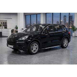 Боковые пороги RedLine V1 (2 шт., алюминий) Porsche Cayenne 2010-2017 гг. фото 1
