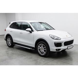 Боковые Подножки Line (2 шт., Алюминий) Porsche Cayenne 2010-2017 гг. фото 1