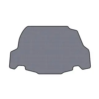 Резиновый коврик в багажник Carsuit (2009-2014, GT, Кабриолет, серый)