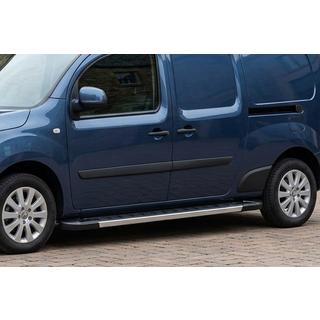 Боковые пороги RedLine V1 (2 шт., алюминий) Renault Kangoo 2008–2020 гг. фото 1