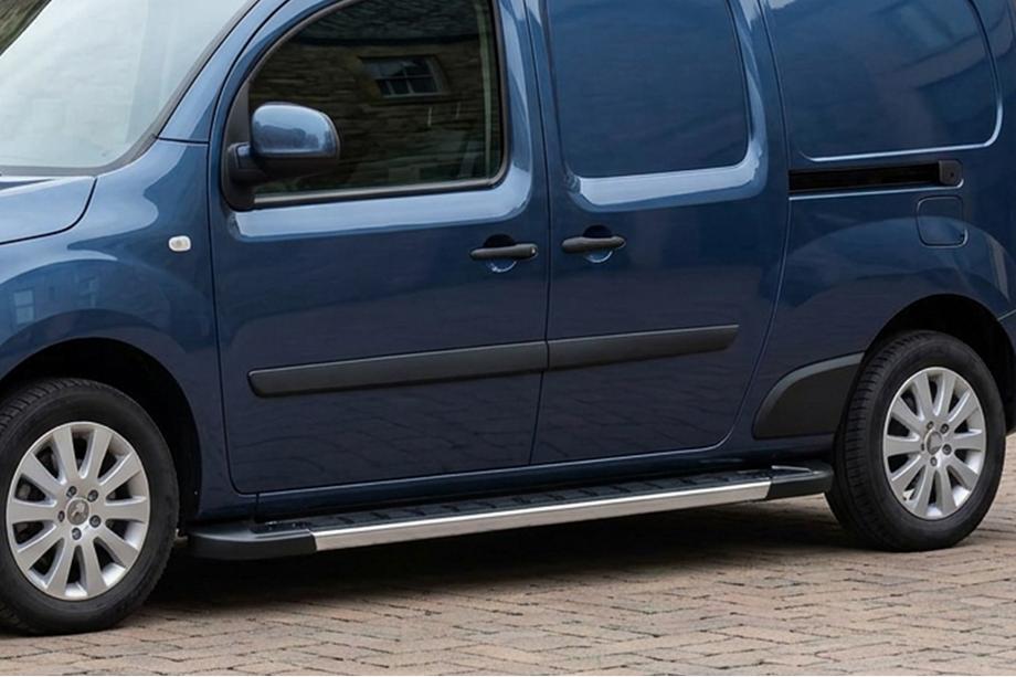 Renault Kangoo 2008–2020 гг. Боковые пороги RedLine V1 (2 шт., алюминий) Image