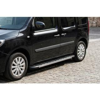 Боковые Подножки Duru (2 шт., Алюминий) Renault Kangoo 2008–2020 гг. фото 1