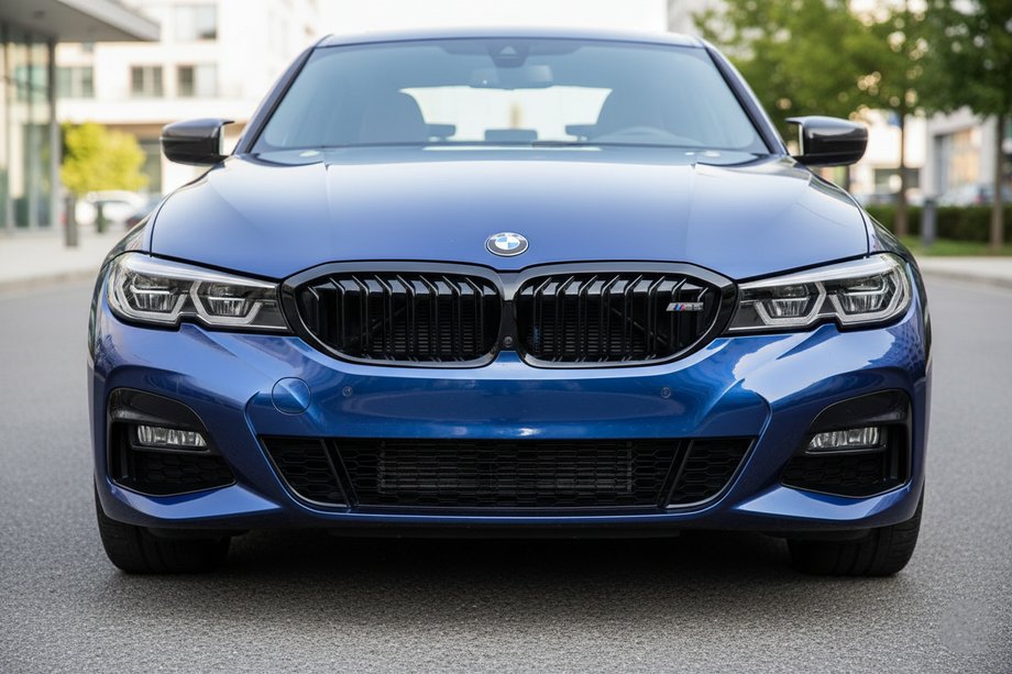 BMW 3 серия G20/G21 2018- гг. Решетки M-Look V1 (2018-2022, Черный Глянец) Фото 1