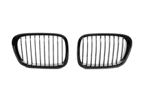 BMW 5 серия E39 1996-2003 гг. Ноздри 1-Bar (2000-2003, чёрный глянец) фото 2