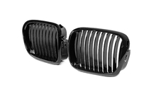 BMW 5 серия E39 1996-2003 гг. Ноздри 1-Bar (2000-2003, чёрный глянец) фото 3
