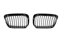 BMW 5 серия E39 1996-2003 гг. Ноздри 1-Bar (2000-2003, чёрный глянец) фото 5
