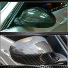 BMW 3 серия E90/E91 2005-2011 гг. Накладки на зеркала (для 2006-2010, Карбон) фото 3