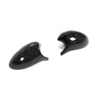 BMW 3 серия E92/E93 2006–2013 гг. Накладки на зеркала (для 2006-2010, Кованный карбон) фото 3