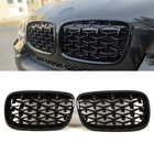BMW X5 E70 2007-2013 гг. Ноздри Diamond Black (Черный Глянец) фото 2