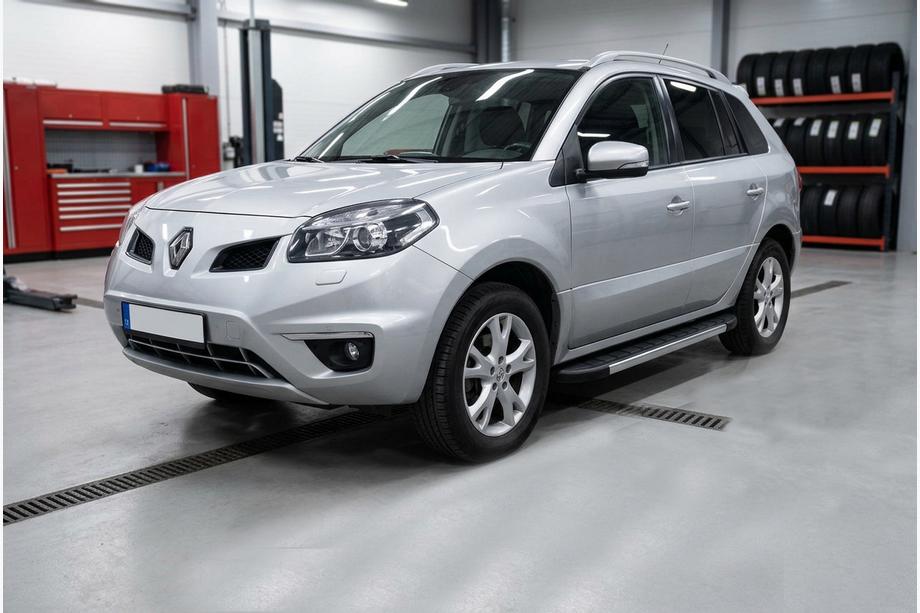 Renault Koleos 2008-2016 гг. Боковые Подножки Duru (2 шт., Алюминий) Image