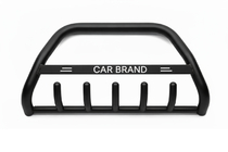 Volkswagen Caddy 2004-2010 гг. Кенгурятник WT004 Black (нерж) фото 6