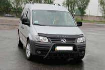 Volkswagen Caddy 2004-2010 гг. Кенгурятник WT004 Black (нерж) фото 4