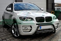 BMW X5 E70 2007-2013 гг. Кенгурятник WT003 Black (нерж) фото 1