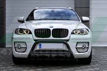BMW X5 E70 2007-2013 гг. Кенгурятник WT003 Black (нерж) фото 2