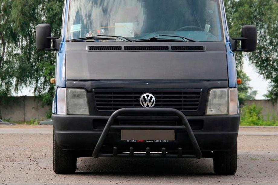Volkswagen LT 1995-2006 гг. Кенгурятник WT003 Black (нерж) Image