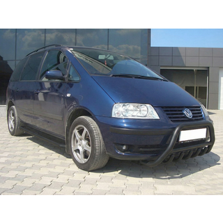 Кенгурятник WT003 Black (нерж) фото 3