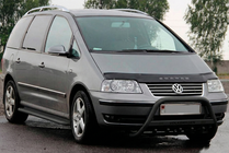 Volkswagen Sharan 2010-2023 гг. Кенгурятник WT004 Black (нерж) фото 3